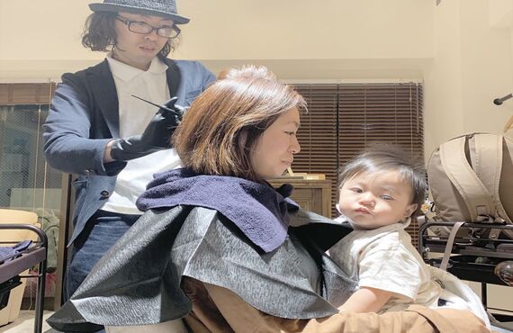 西葛西にある美容室haleでは子連れでも利用しやすいとご好評いただいております